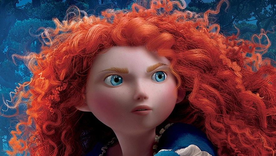 Merida's fabulous hair.